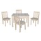 International Concepts Rectangle Table with 4 Mission Juvenile Chairs, 24 in W, 33.1 in L, 22.2 in H, Wood, Unfinished K-JT2532L-263-4 - alternate 1
